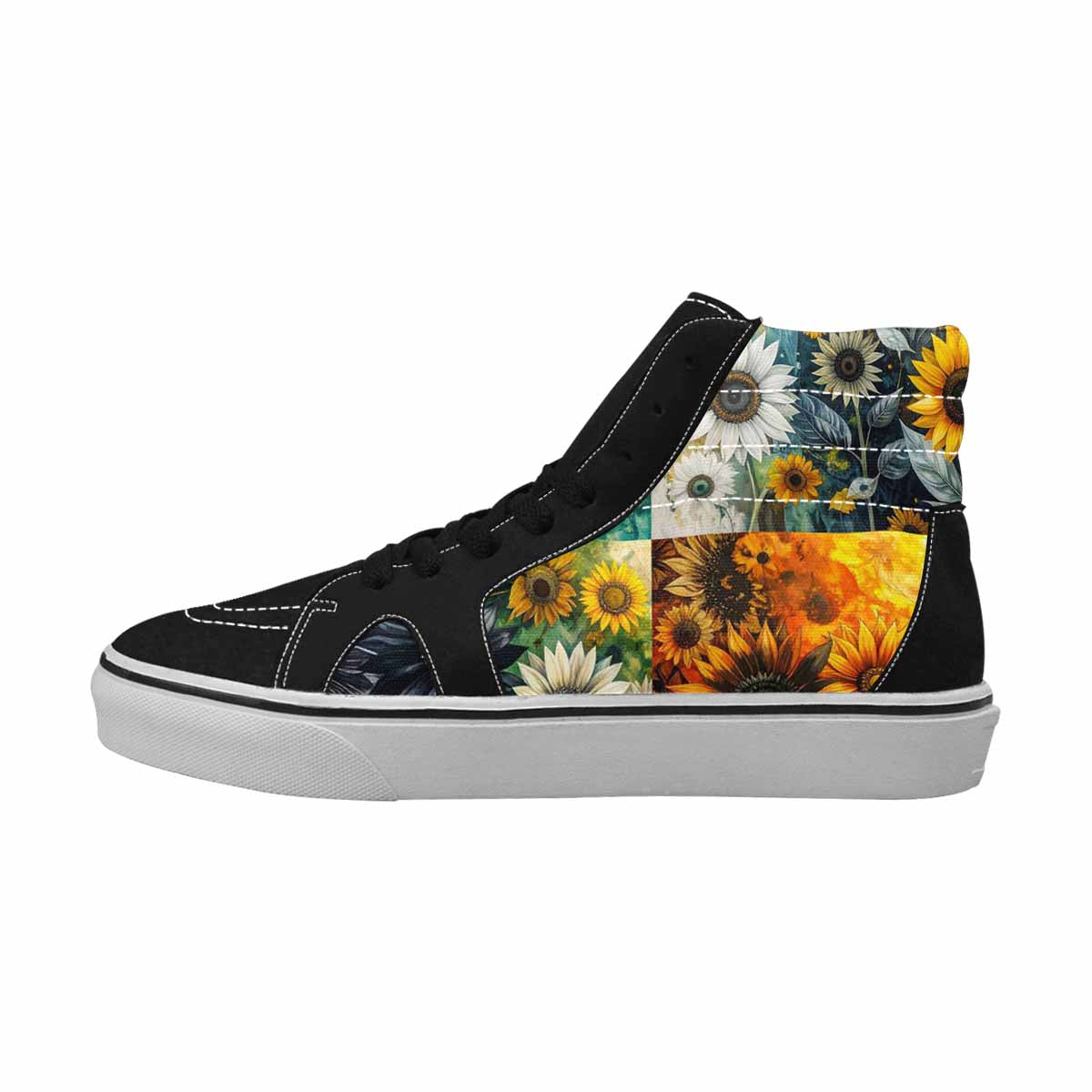 MEN'S Blend Melt Them High Top Canvas Wallpaper Art Shoes
