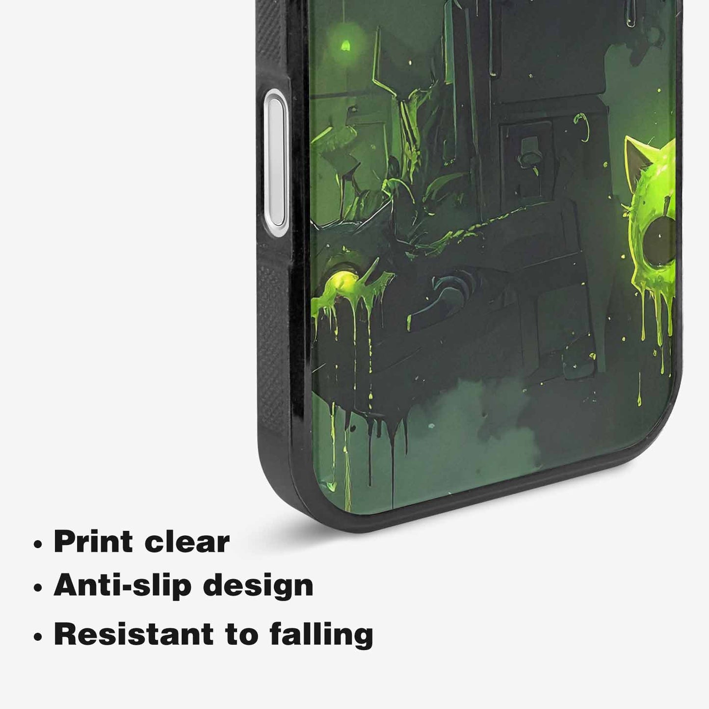 iPhone 16 Plus Case — Toxic Melting Skeleton Cats Small Toxic, Personalized Phone Case