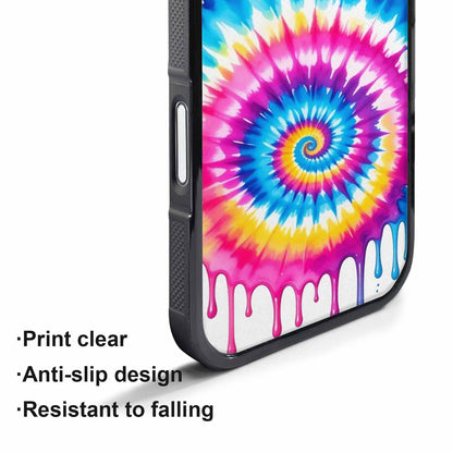 iPhone 17 Pro Case — Tie Dye Drip Tie Dye, Custom Printed Phone Case
