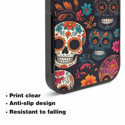 iPhone 15 Plus Case — Dia De Los Muertos Sugar Skull, Personalized Phone Case