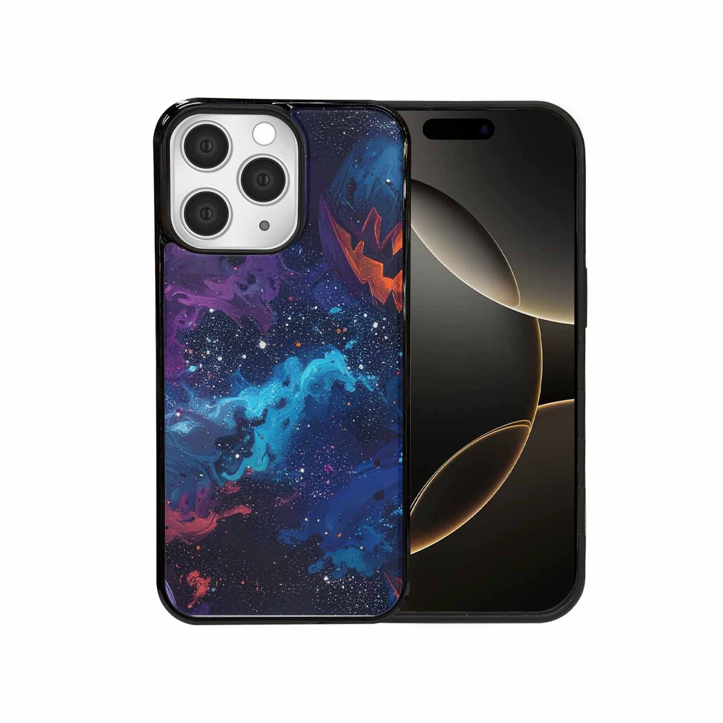 iPhone 15 Pro Max Case — Eamless Repeating Pattern Of Overlapping Pumpkin, Custom Designed Case Cover