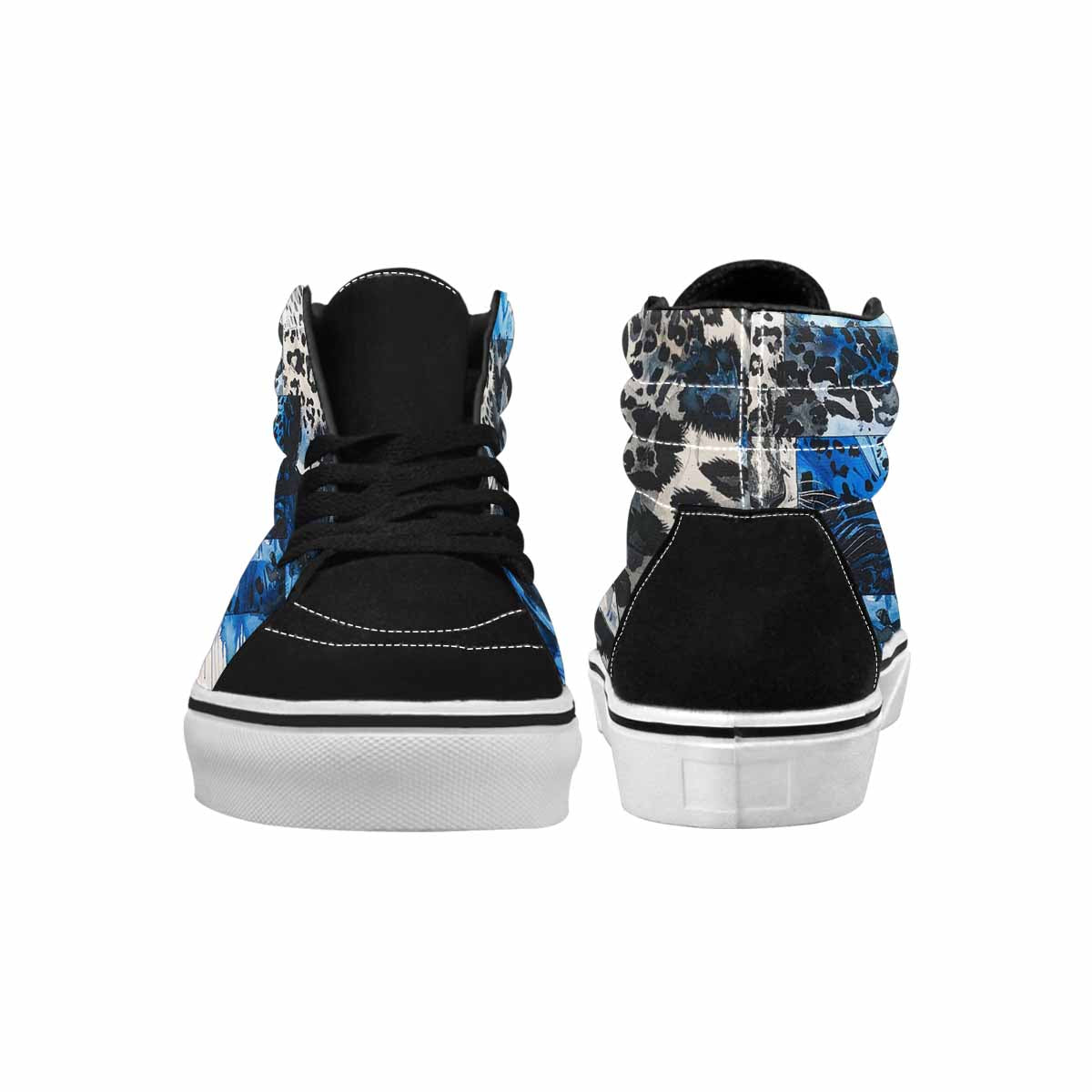 MEN'S Animal Print High Top Canvas Vivid Custom Sneakers