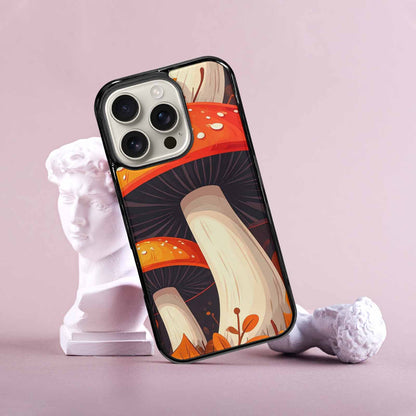 iPhone 16 Pro Case — Bold Autumn Mushroom Bold Autumn Mushroom, Custom Print Case Cover
