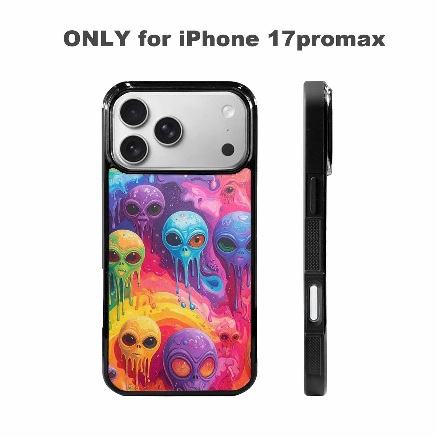 iPhone 17 Pro Max Case — Aliens Tie Dyemelting Aliens Tie Dye, Personalized Phone Case