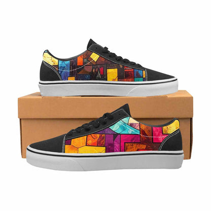 MEN'S Jesus Canvas Bold Print Surreal Original Art Sneakers