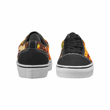 WOMEN'S Halloween Canvas Lace-Up Neon Fantasy Shoes