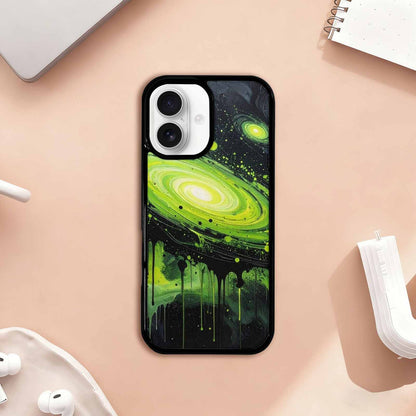 iPhone 17 Case — Seamless Repeating Pattern Of Galaxy Space, Original Design Phone Case