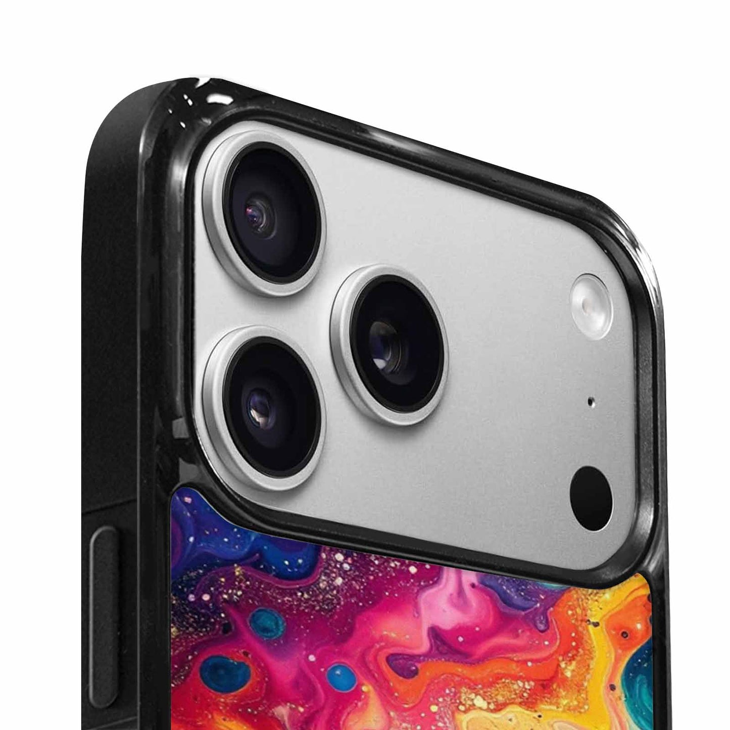 iPhone 17 Pro Case — Galaxy Art Colorful Cosmic Dust Galaxy, Custom Printed Phone Case