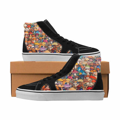 MEN'S Mushrooms High Top Canvas Statement Dreamcore Custom Kicks