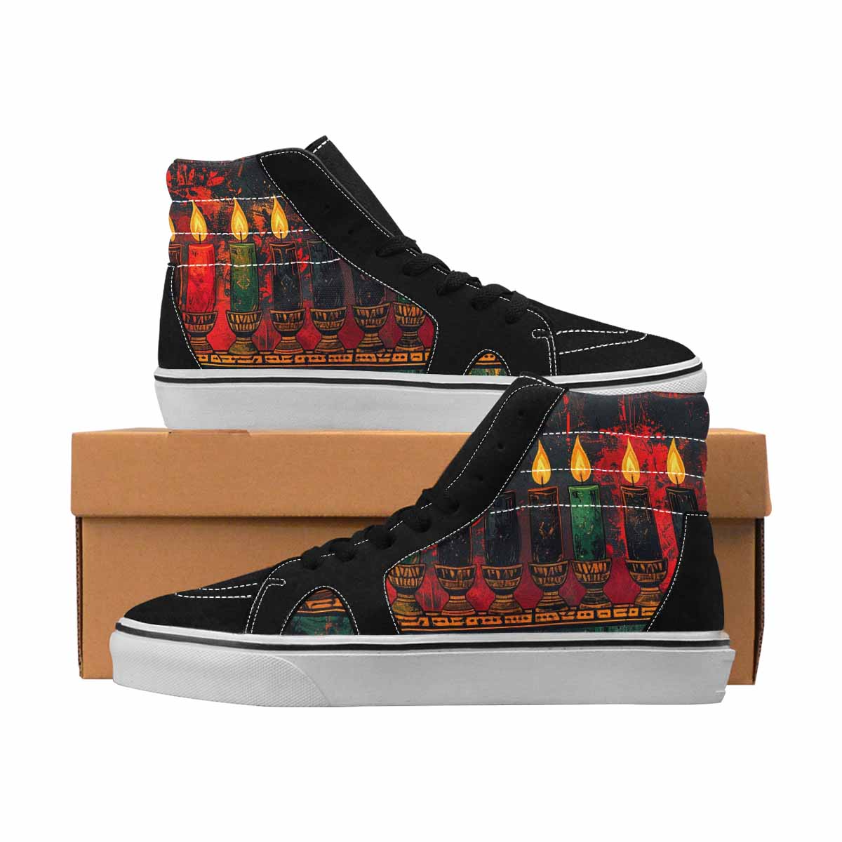 MEN'S Dark Black White Repeat And 3 Ferion