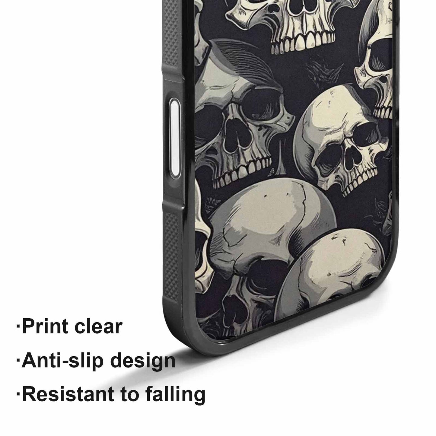 iPhone 17 Case — Skull Dark Art Gothic Print Gothic, Custom Designed Case Cover