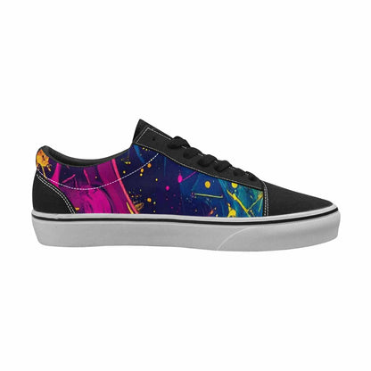 MEN'S Paint Splatter Canvas Lace-Up Vivid Shoes