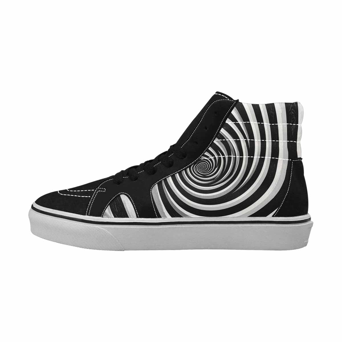 MEN'S Dark Black White Repeat Geomet 2 Ferion