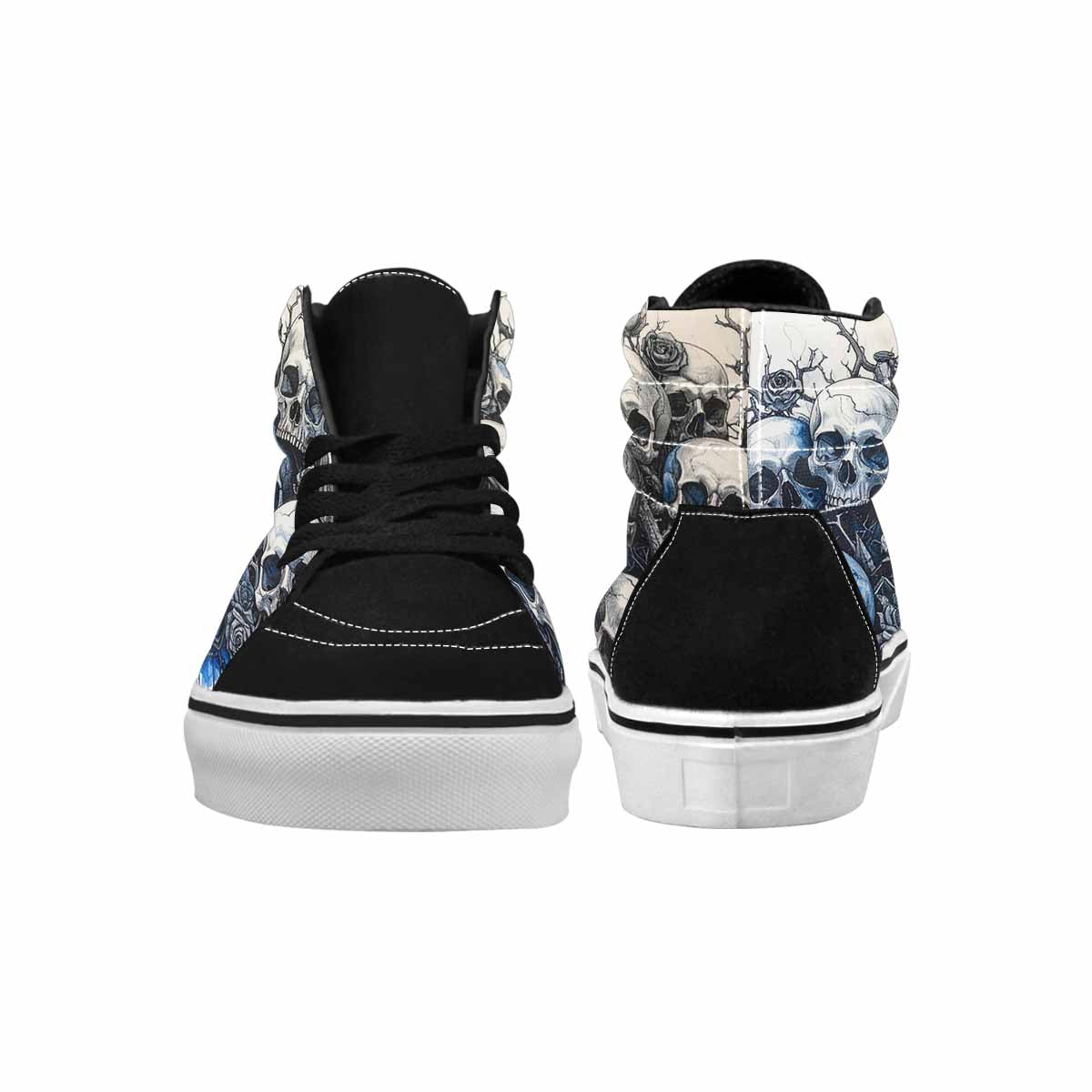 MEN'S Skull Roses High Top Canvas Dreamlike Custom Shoes