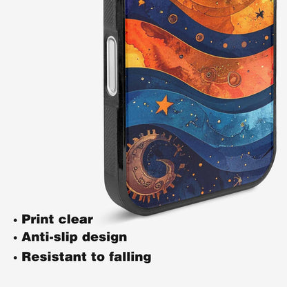 iPhone 16 Case — Steampunk Galaxy, Custom Print Case Cover