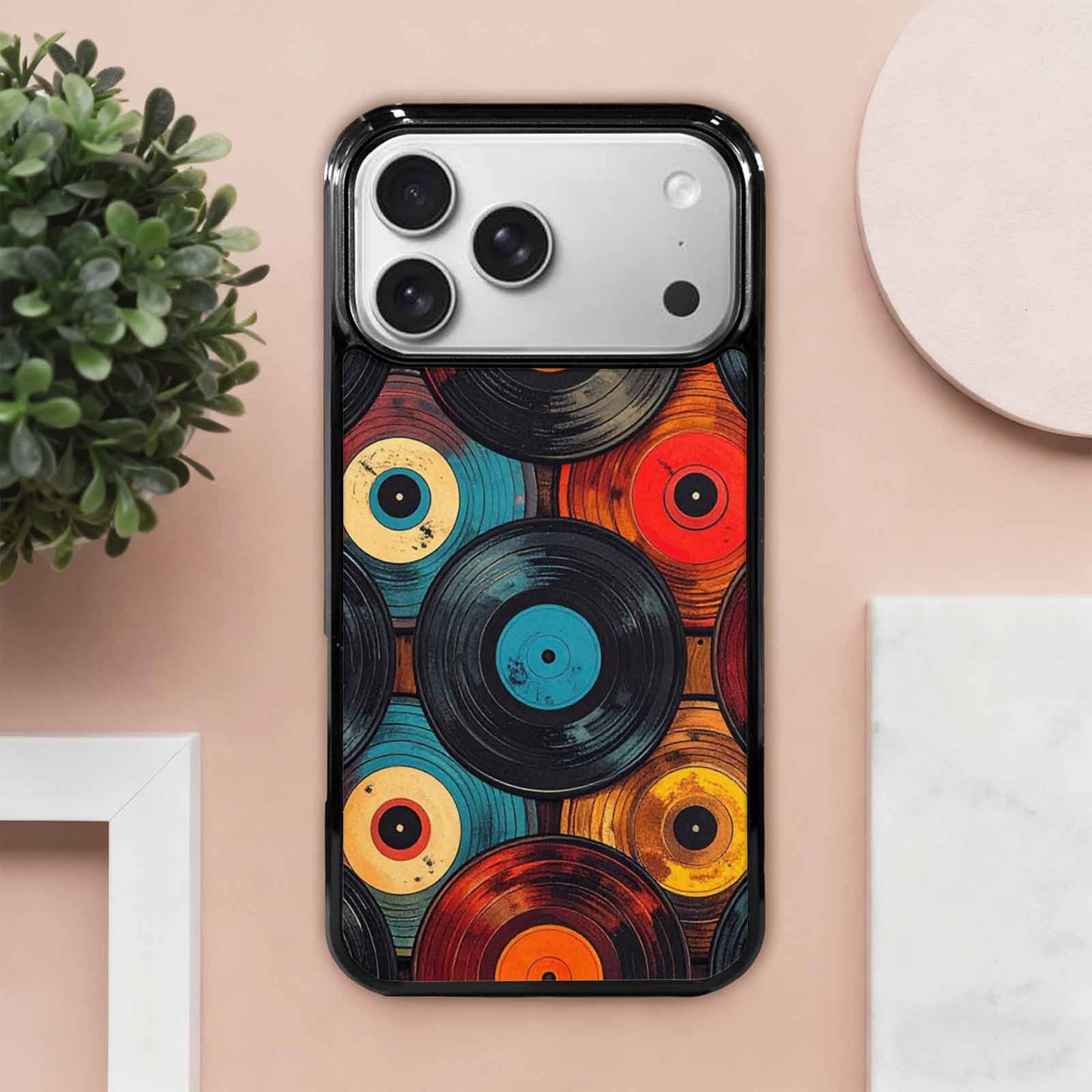 iPhone 17 Pro Max Case — Retro Wood Grain Retro Vintage, Custom Made Phone Cover