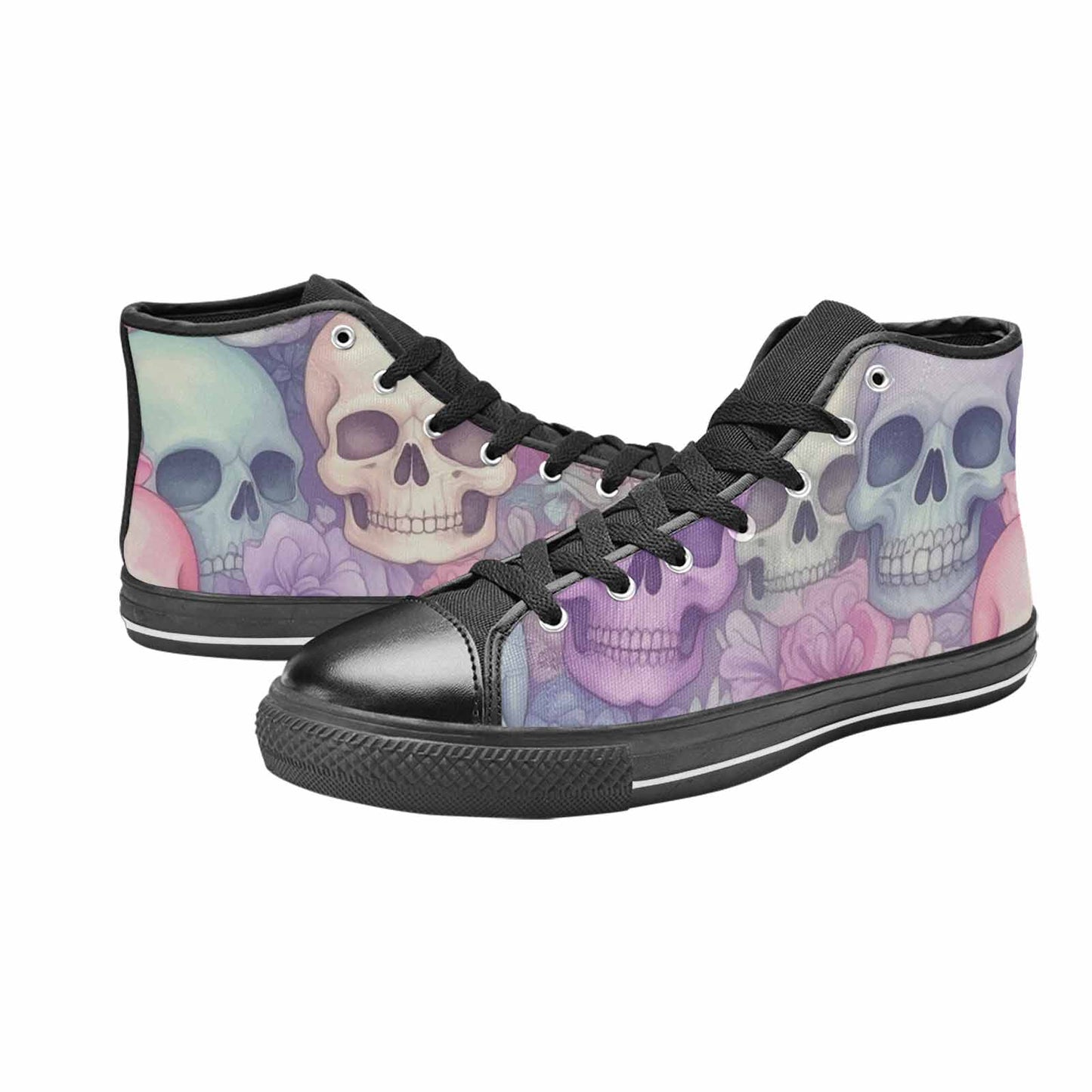 MEN'S Skulls - Pastel High Top Canvas Dreamcore Shoes