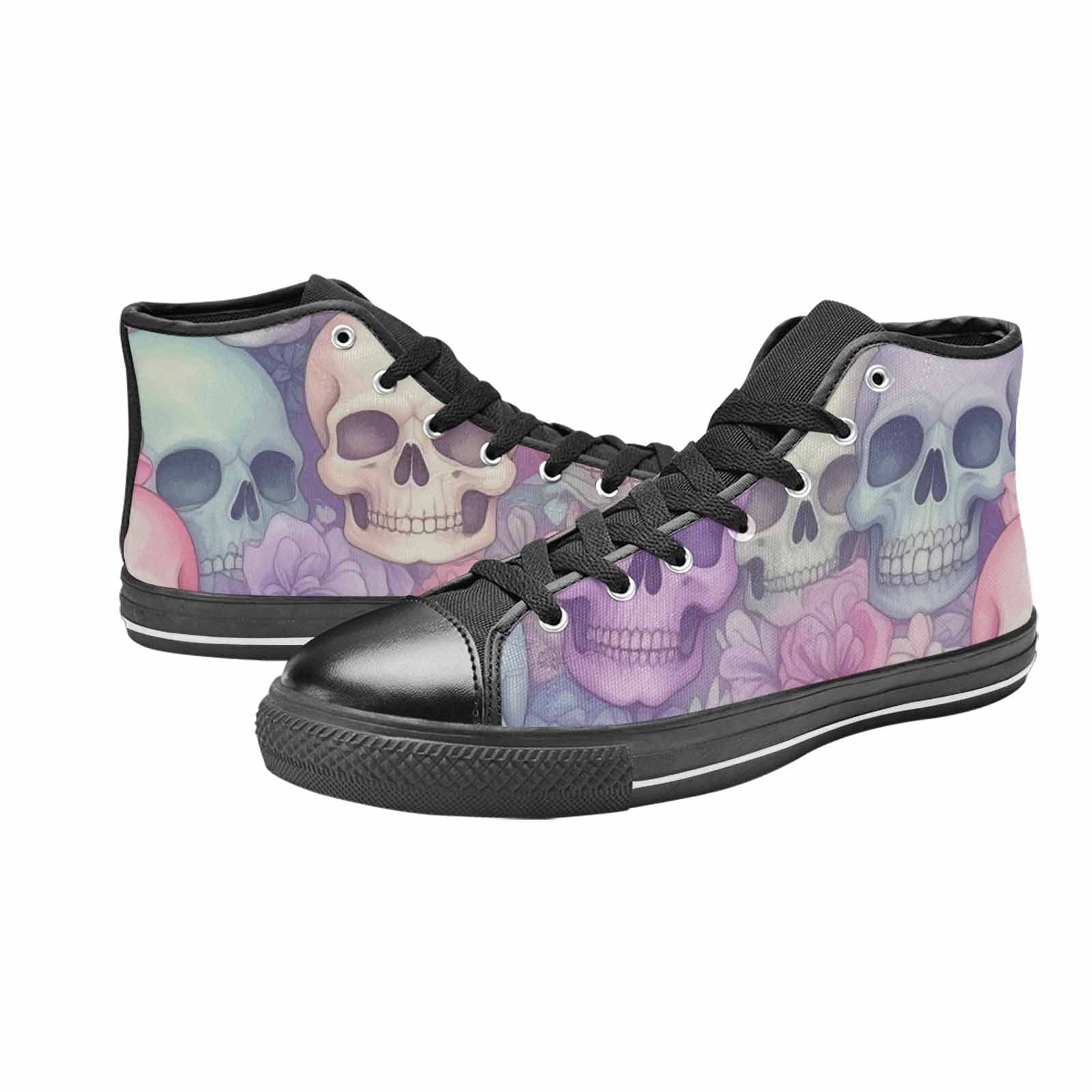 MEN'S Skulls - Pastel High Top Canvas Dreamcore Shoes