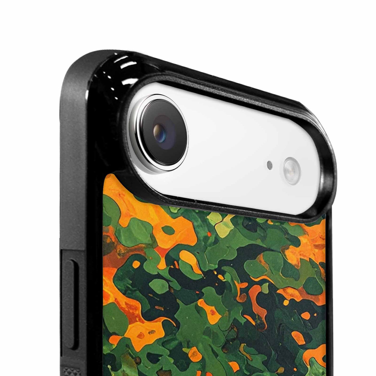 iPhone 17 Air Case — Small Military Camouflage Blotch Pattern Camo, Personalized Phone Case