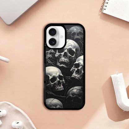 iPhone 17 Case — Skull Dark Art Gothic Print Gothic, Personalized Phone Case