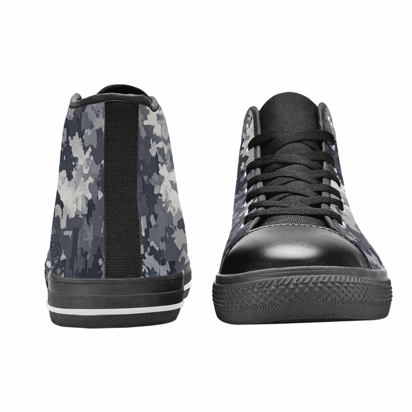 WOMEN'S Military Camouflage Blotch High Top Canvas Y2K Custom Sneakers