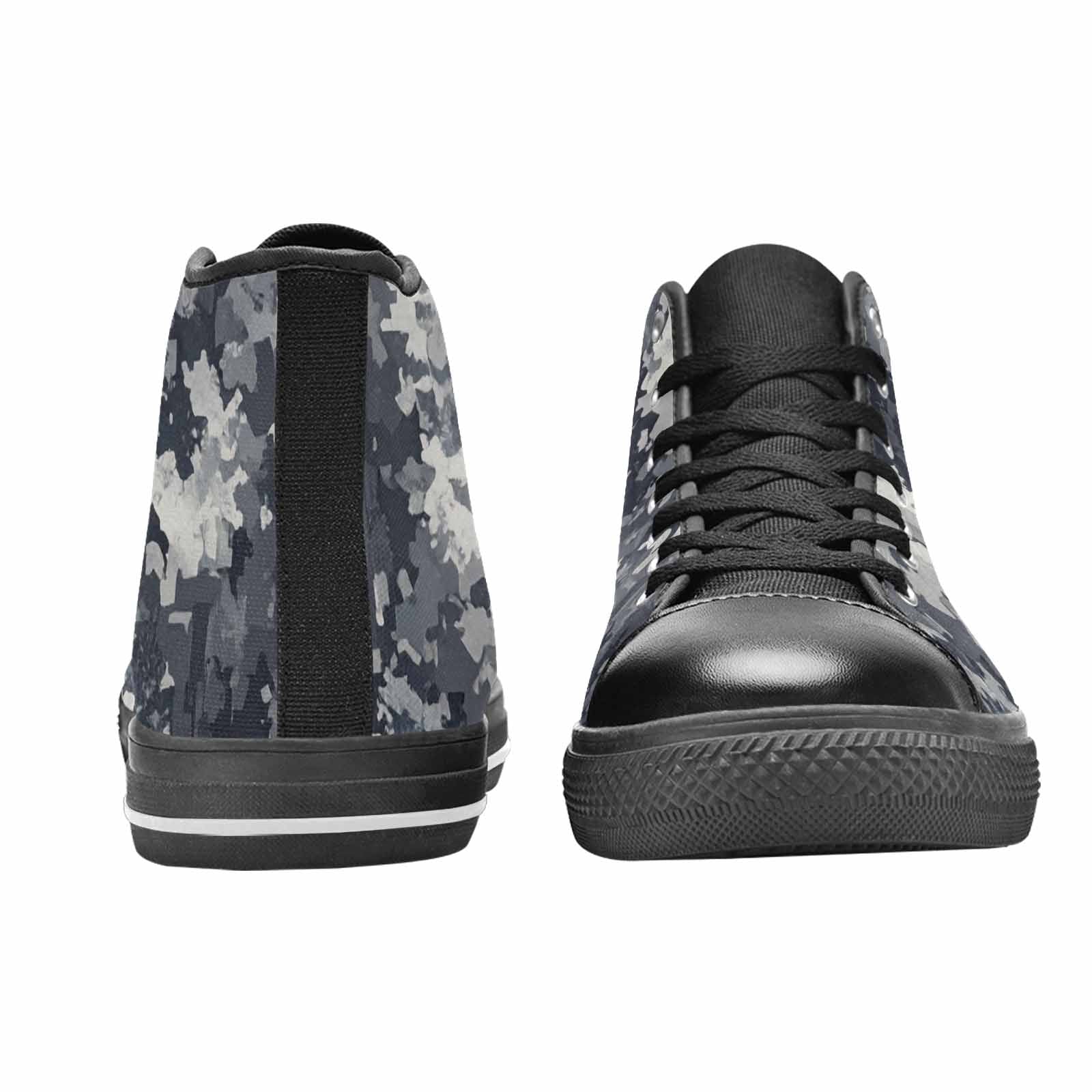 WOMEN'S Military Camouflage Blotch High Top Canvas Y2K Custom Sneakers