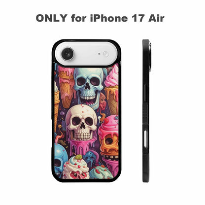 iPhone 17 Air Case — Ice Cream Monsters Skullsmelti Gothic Skulls, Custom Printed Phone Case