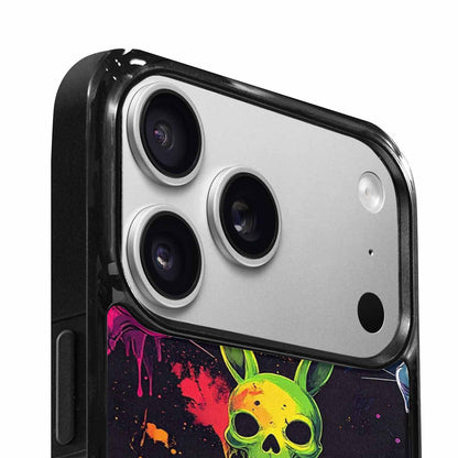 iPhone 17 Pro Max Case — Radioactive Ghost Bunny Skull Gothic Skulls, Unique Phone Case Design