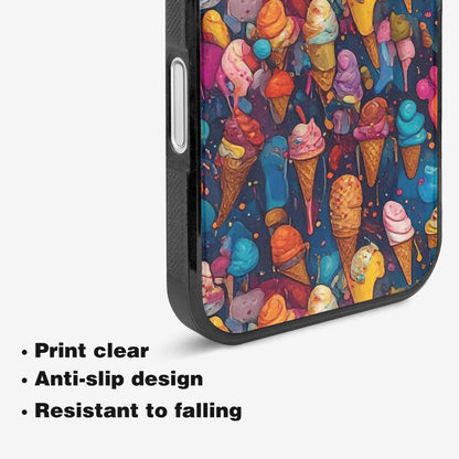 iPhone 16 Plus Case — Ice Cream Motif Ice Cream Motifs, Original Design Phone Case