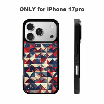 iPhone 17 Pro Case — Small American Flag Stars And Galaxy, Custom Phone Case