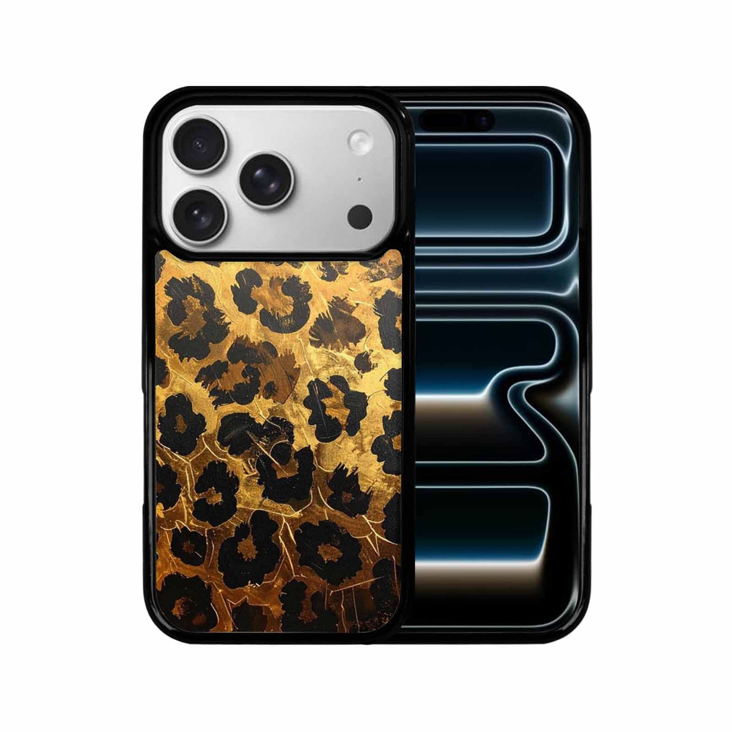 iPhone 17 Pro Case — Animal Print Leopard Wallpaper Pattern Animal, Custom Phone Case