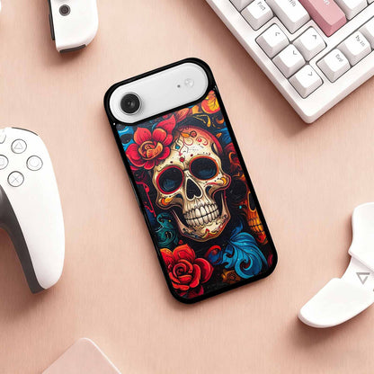 iPhone 17 Air Case — Graffiti Skull Gothic Skulls, Custom Printed Phone Case