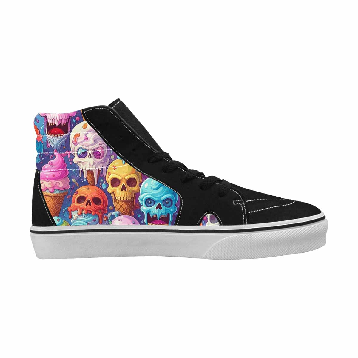 MEN'S Ice Cream Monsters  High Top Canvas Y2K Shoes