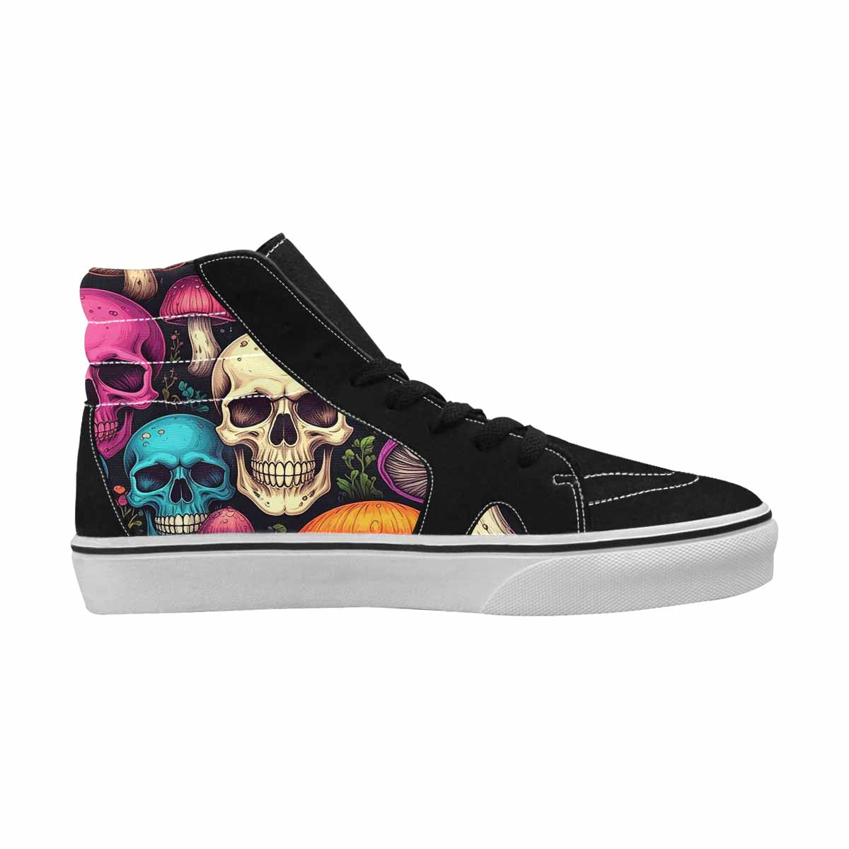 MEN'S Mushroom Hundred Skull Art Background 8 Ferion