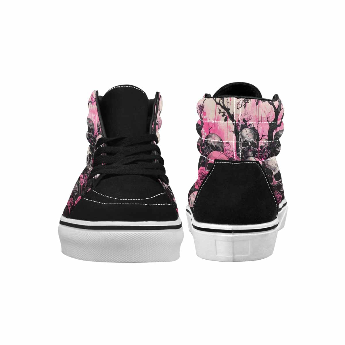 MEN'S Skull Roses High Top Canvas Cottagecore Sneakers