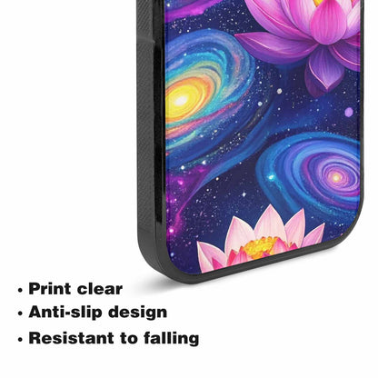 iPhone 15 Case — Lotus Galaxy, Custom Phone Case