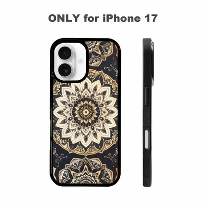 iPhone 17 Case — Small Mandala Pattern, Randomly Floral, Unique Phone Case Design