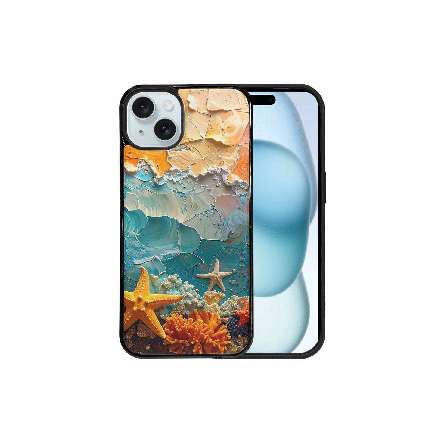 iPhone 15 Plus Case — Starfish Cluster Starfish Cluster Pattern Hundreds, Original Design Phone Case