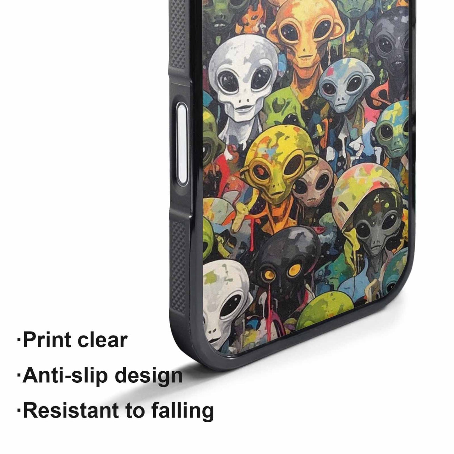 iPhone 17 Pro Max Case — Aliens Camo Aliens Alien Scifi, Unique Phone Case Design