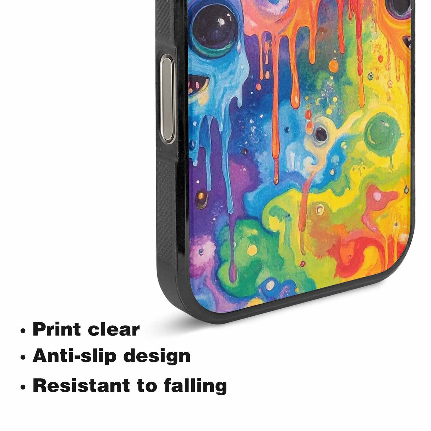 iPhone 16 Pro Max Case — Aliens Tie Dyemelting Aliens P, Custom Print Case Cover
