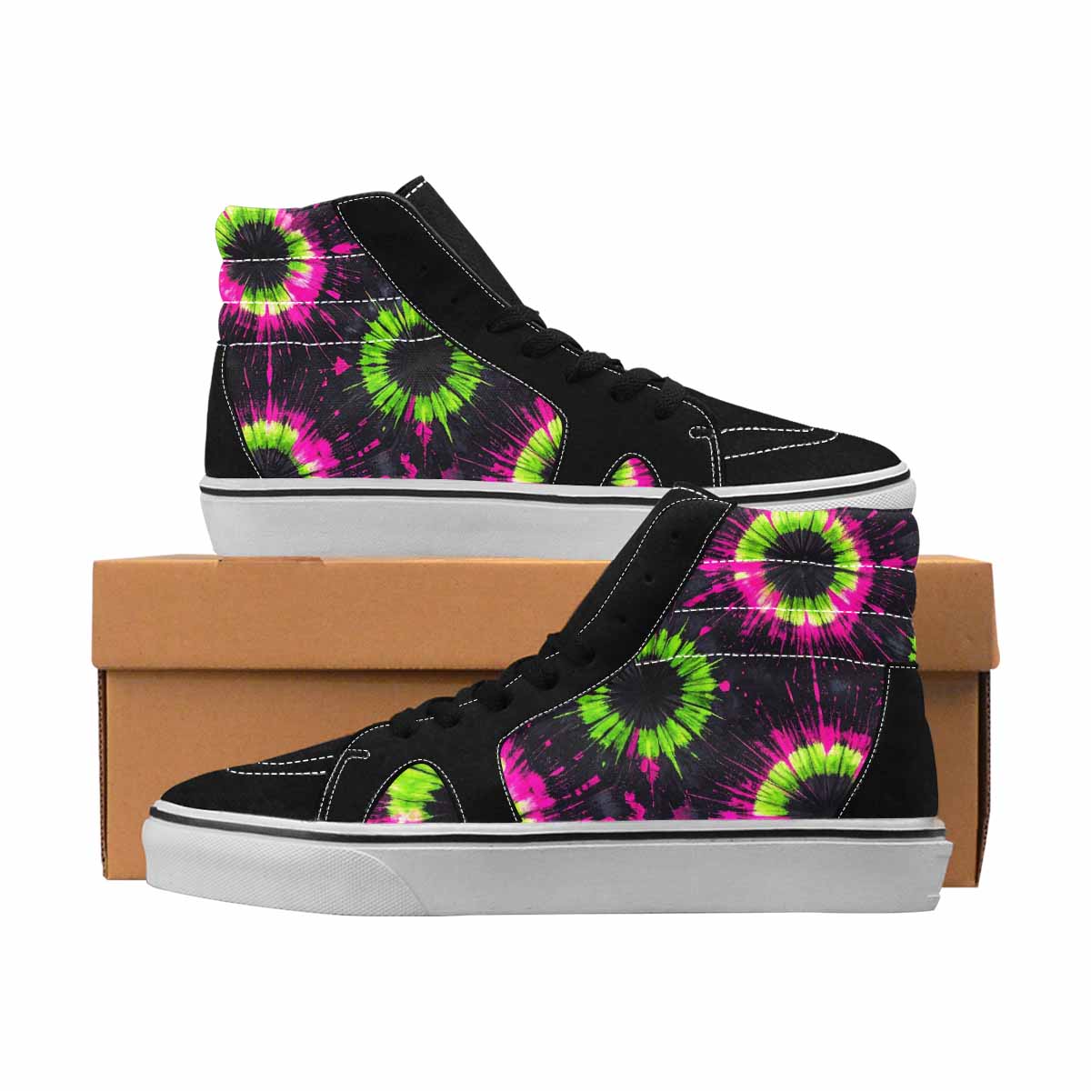 MEN'S Smiley Tie Dye Dye Neon Ferion