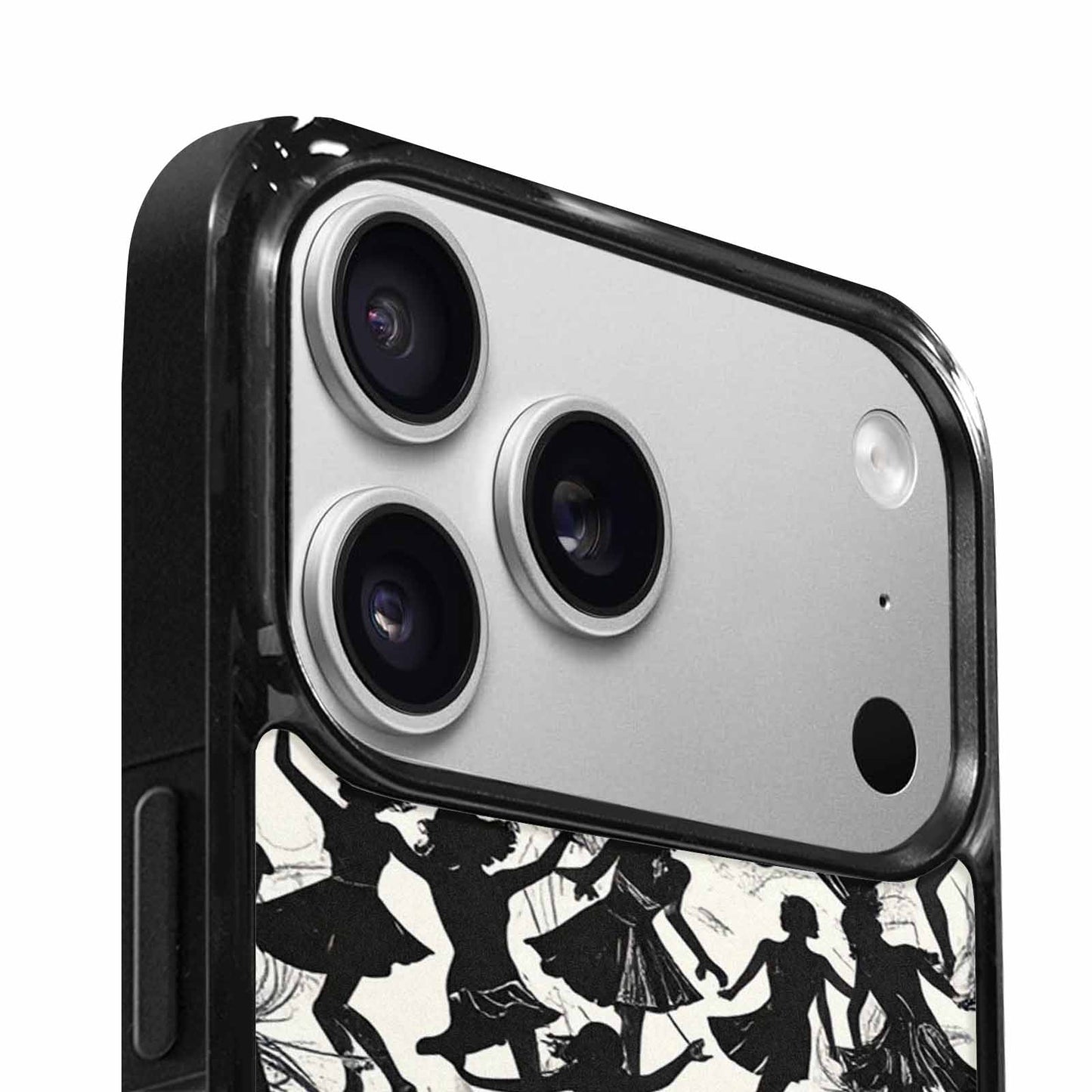 iPhone 17 Pro Max Case — Bold Dancing Figure Line Original Art, Customized Protective Case