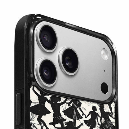 iPhone 17 Pro Max Case — Bold Dancing Figure Line Original Art, Customized Protective Case
