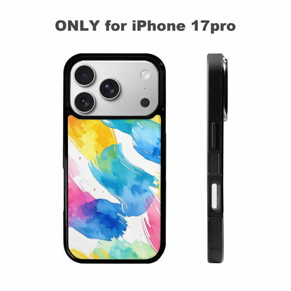 iPhone 17 Pro Case — Trans Strong Watercolor Seamless Pattern Watercolor, Custom Print Case Cover