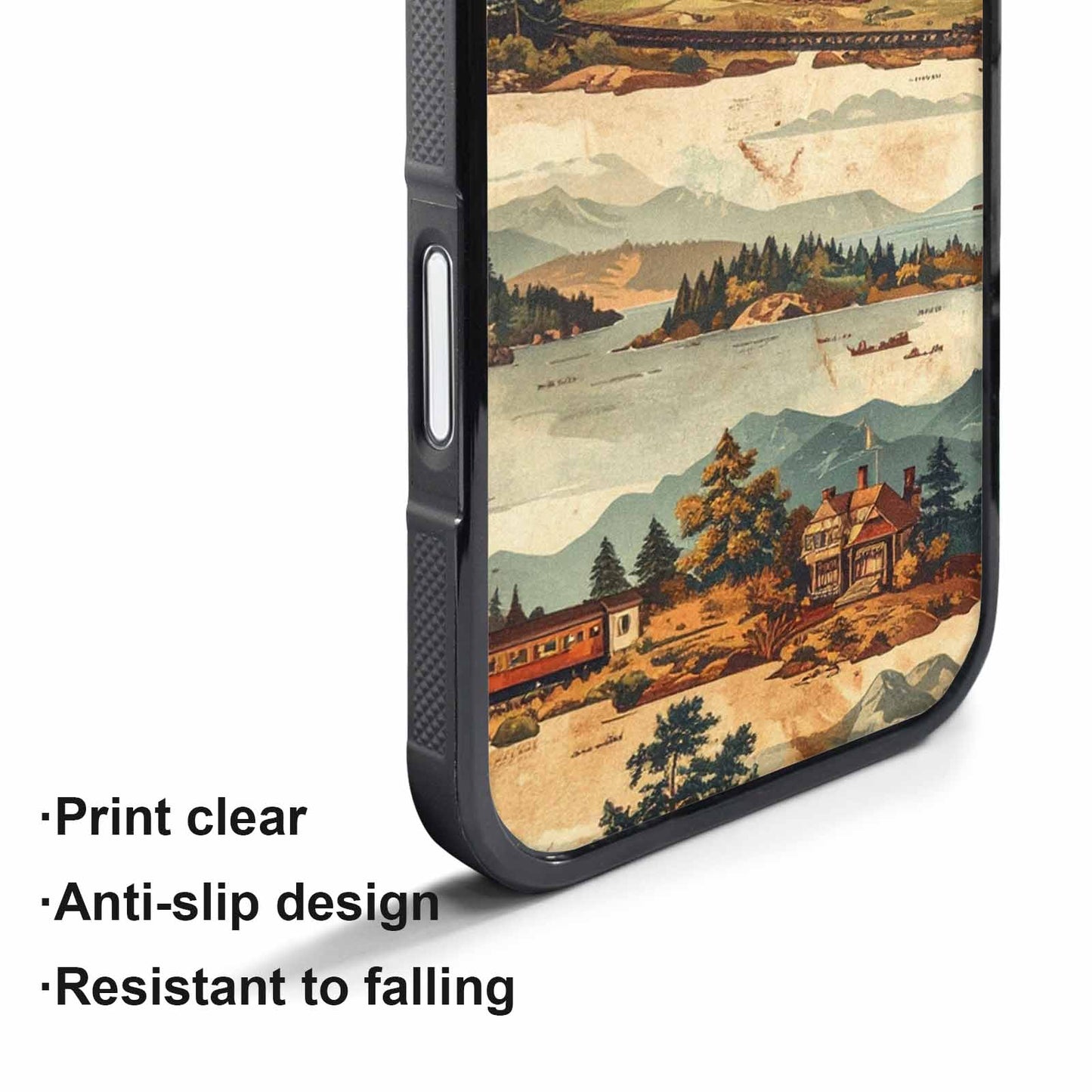 iPhone 17 Air Case — Vintage Travel Artwork Pattern Retro Vintage, Personalized Phone Case