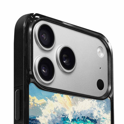 iPhone 17 Pro Case — Wave Crest Splash Wave Crest Watercolor, Custom Made Phone Cover