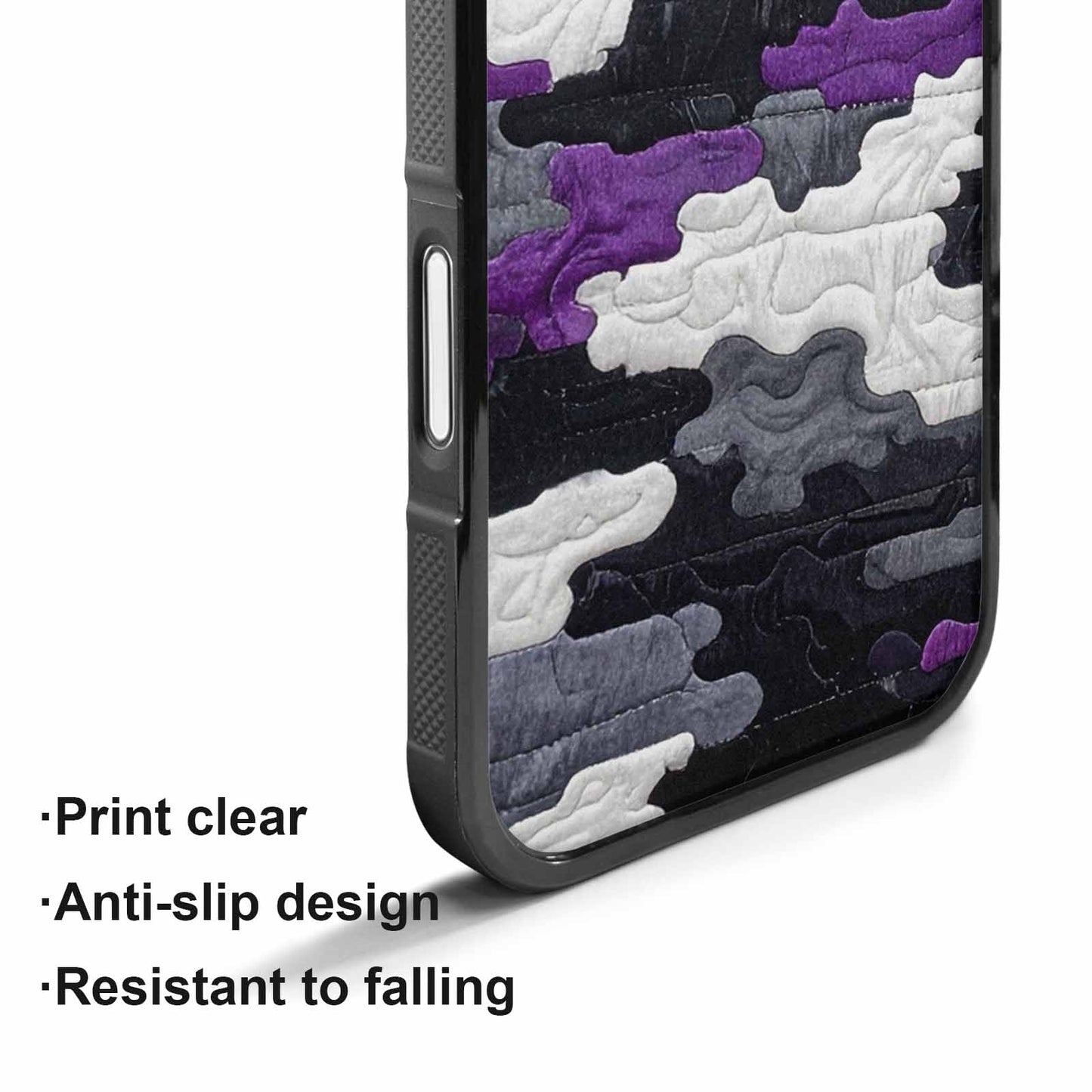 iPhone 17 Case — Vivid Camo Asexual Camo, Custom Printed Phone Case