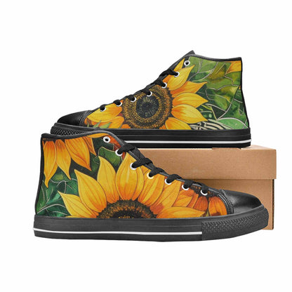 MEN'S Blend Melt Them High Top Canvas Cottagecore Sneakers