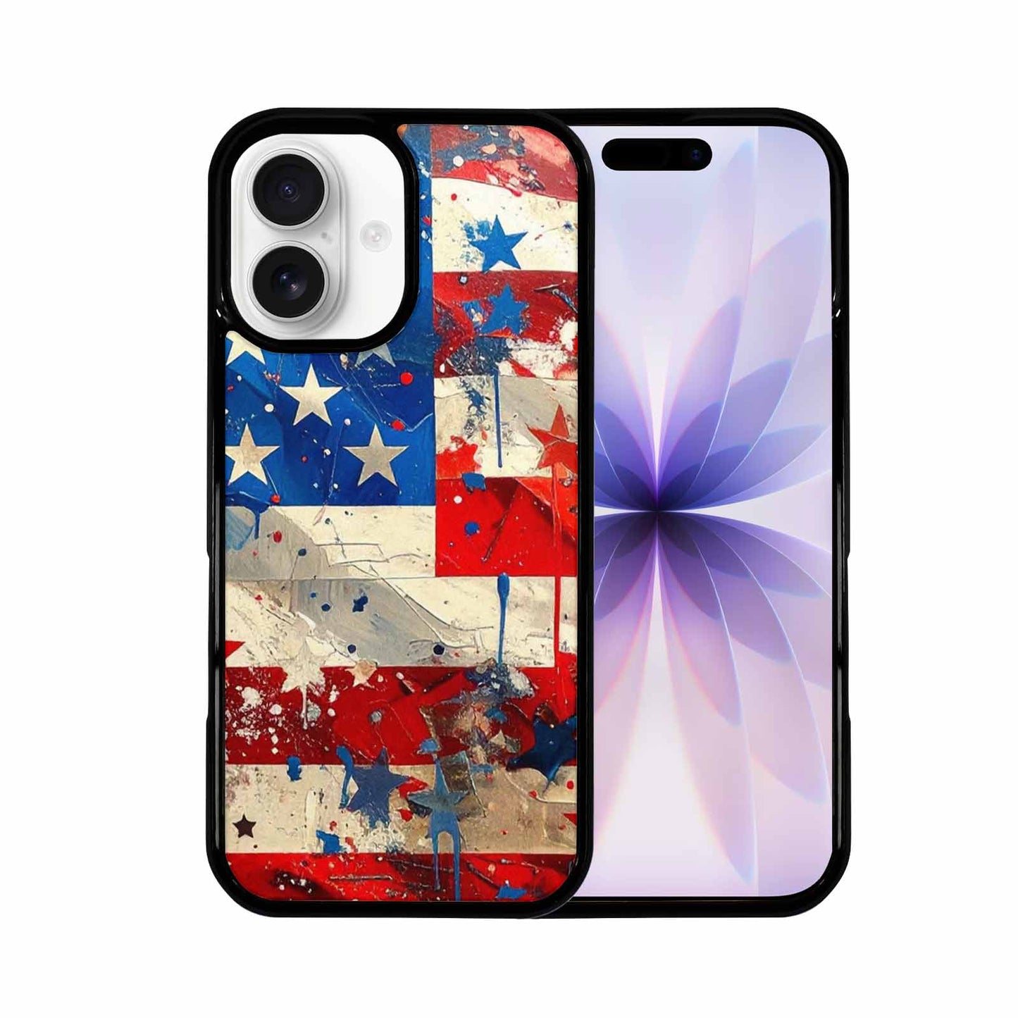 iPhone 17 Case — Patriotic Stars And Stripes Galaxy Space, Original Design Phone Case