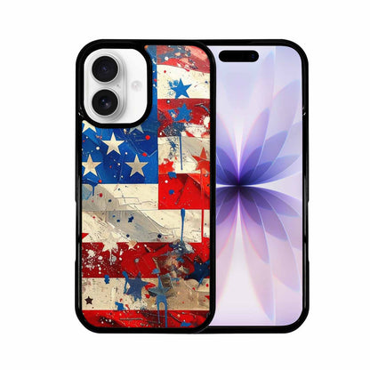 iPhone 17 Case — Patriotic Stars And Stripes Galaxy Space, Original Design Phone Case